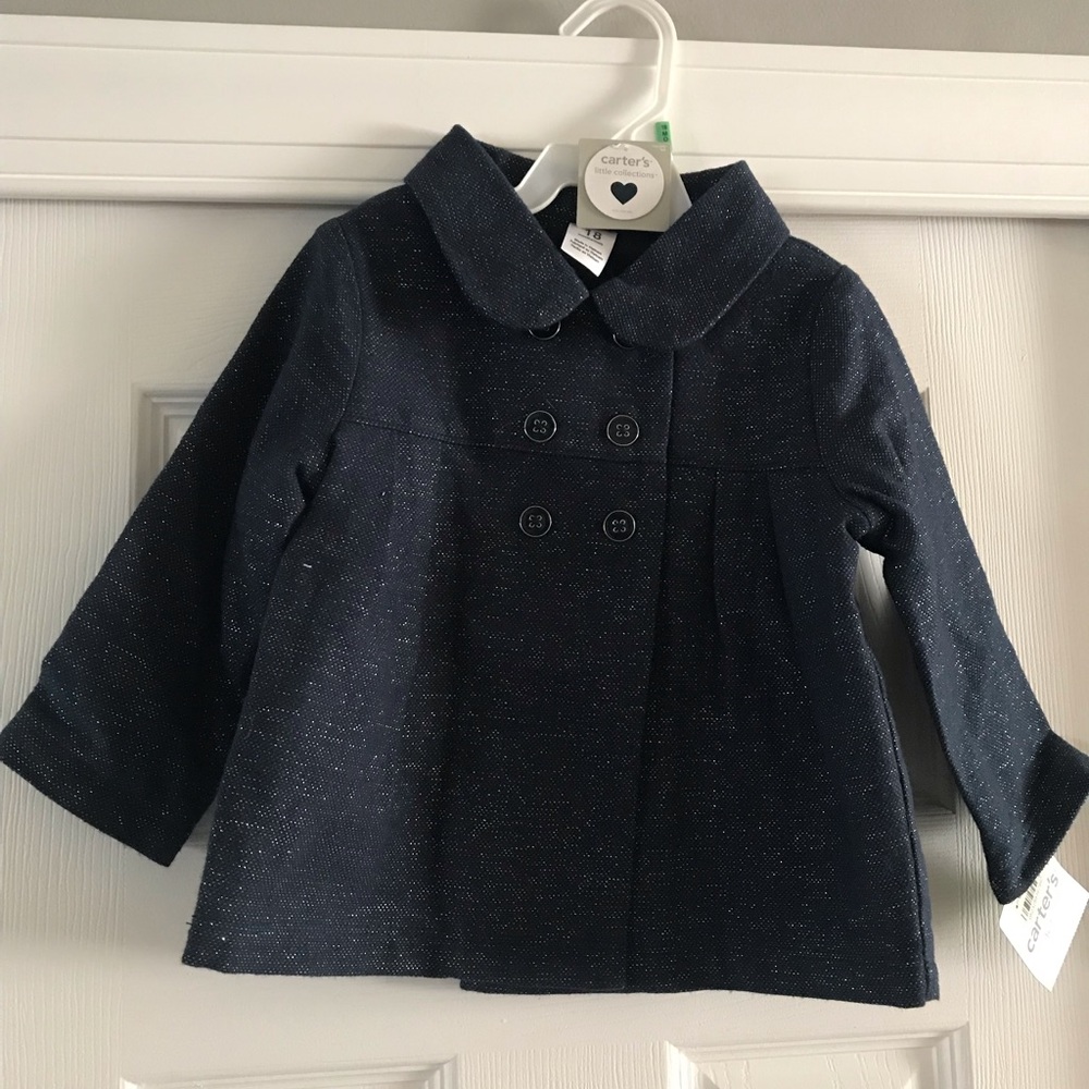 Carters 18 month navy jacket NWT